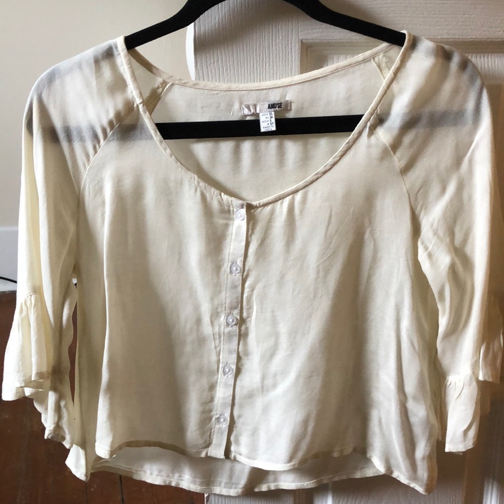 Amuse Society cream top